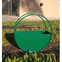Maceta circular 30cm. verde...